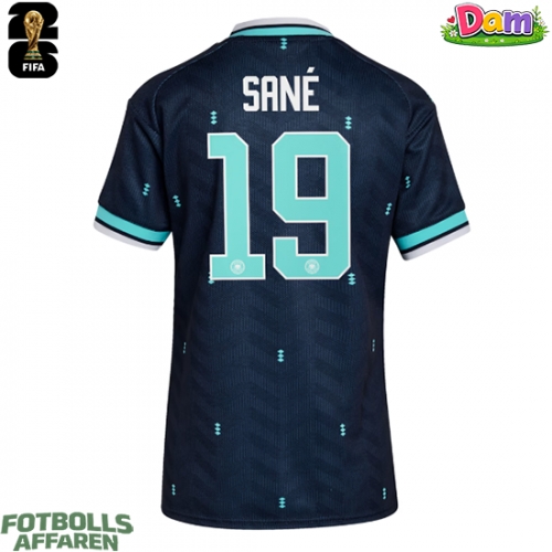 Tyskland Leroy Sane #19 Bortatröja Kvinnor VM 2026 Kortärmad